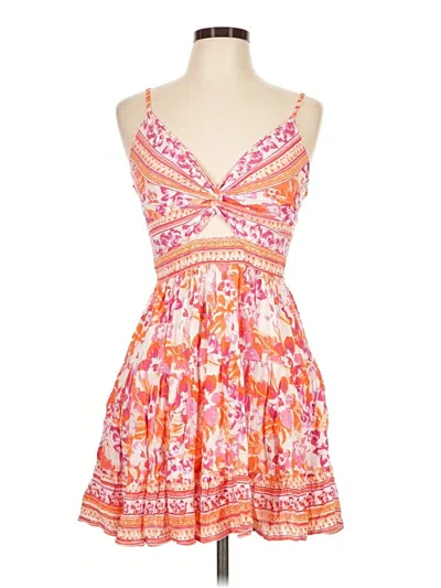 Pre-owned Angie Cocktail Dress In Orange