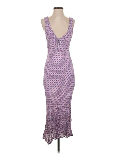 Pre-owned Angie Cocktail Dress In Purple