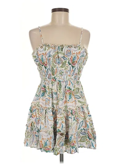 Pre-owned Angie Cocktail Dress In White