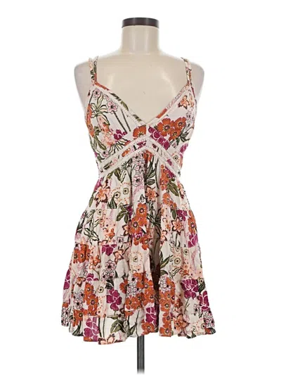 Pre-owned Angie Cocktail Dress In White