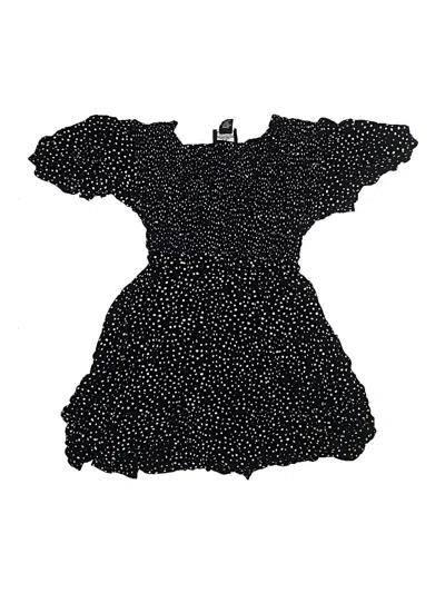 Pre-owned Angie Kids' Dress In Black
