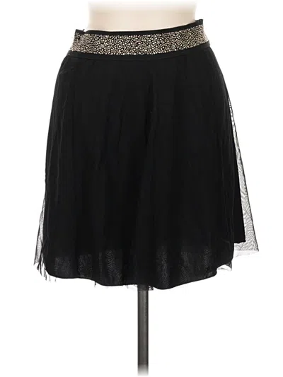 Pre-owned Angie Formal Skirt In Black