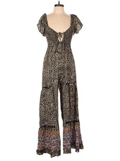 Pre-owned Angie Jumpsuit In Brown