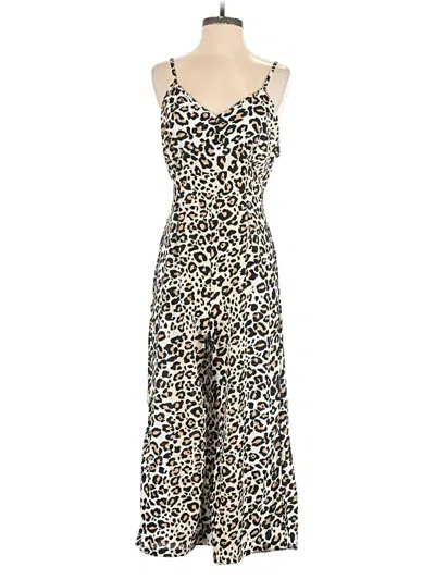 Pre-owned Angie Jumpsuit In Brown