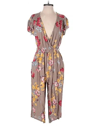 Pre-owned Angie Jumpsuit In Gray