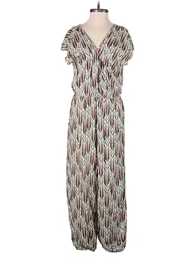 Pre-owned Angie Jumpsuit In Ivory