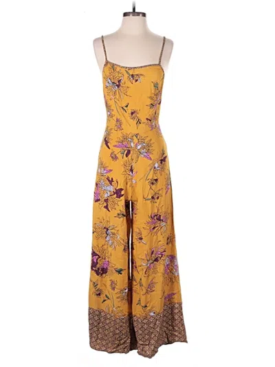 Pre-owned Angie Jumpsuit In Orange