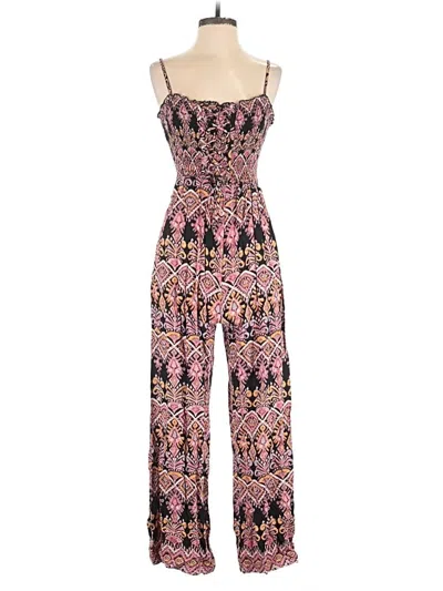 Pre-owned Angie Jumpsuit In Pink