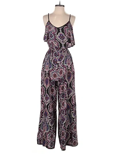 Pre-owned Angie Jumpsuit In Purple