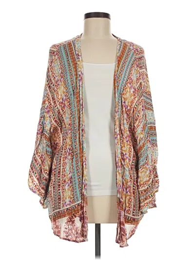 Pre-owned Angie Kimono In Orange