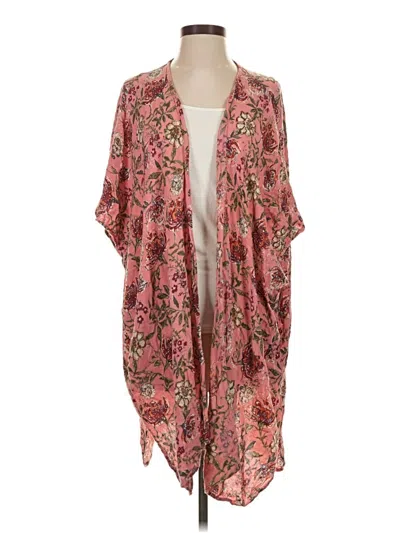 Pre-owned Angie Kimono In Pink