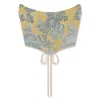 Angie Power Women's Blue / Gold / Yellow Blooming Venetian Brocade Corset In Multi