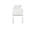 Angie Power Women's White Satin Power Pouch In White