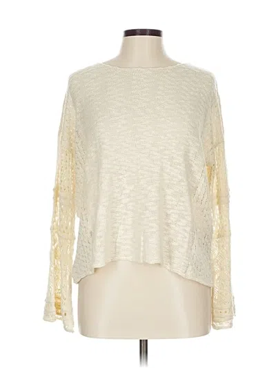 Pre-owned Angie Pullover Sweater In White