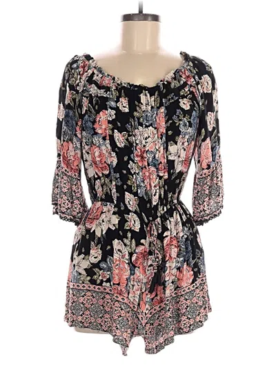 Pre-owned Angie Romper In Black