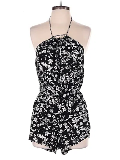 Pre-owned Angie Romper In Black