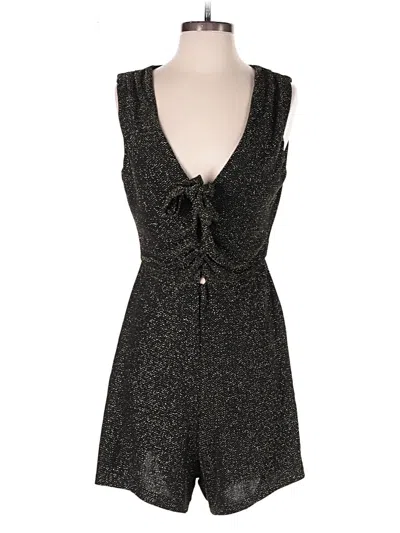 Pre-owned Angie Romper In Black