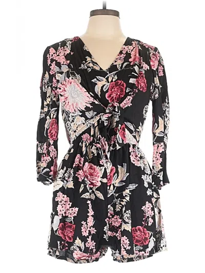 Pre-owned Angie Romper In Black