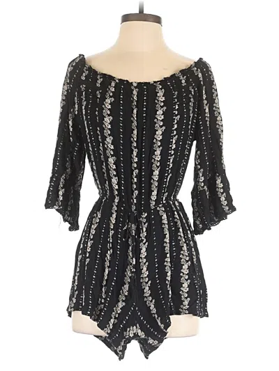 Pre-owned Angie Romper In Black