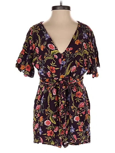 Pre-owned Angie Romper In Black