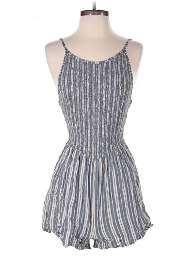 Pre-owned Angie Romper In Blue