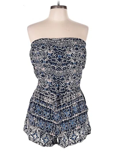 Pre-owned Angie Romper In Blue