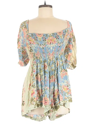 Pre-owned Angie Romper In Blue