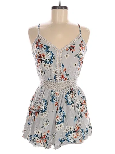 Pre-owned Angie Romper In Blue