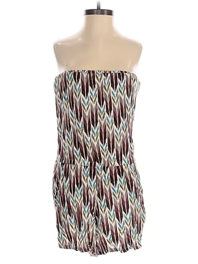 Pre-owned Angie Romper In Brown