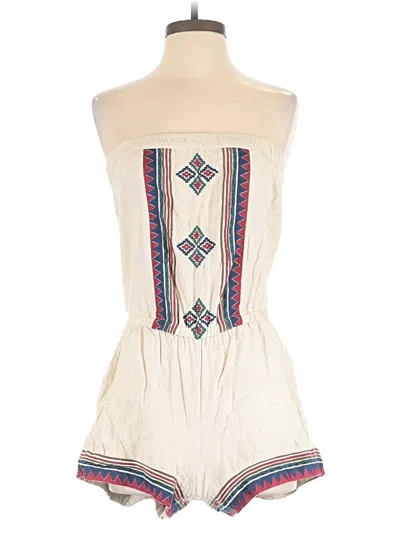 Pre-owned Angie Romper In Ivory