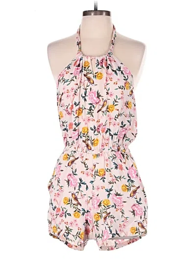 Pre-owned Angie Romper In Pink