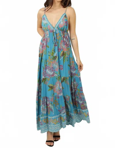 Angie Santorini Skies Dress In Blue