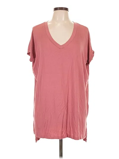 Pre-owned Angie Short Sleeve T-shirt In Pink