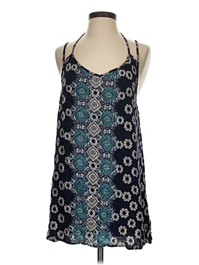 Pre-owned Angie Sleeveless Blouse In Blue