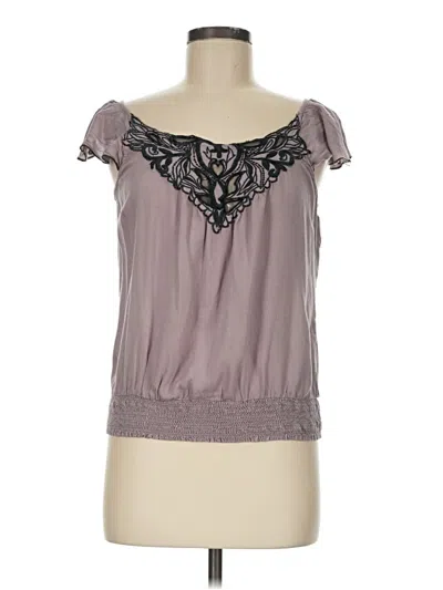 Pre-owned Angie Sleeveless Blouse In Gray
