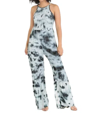 Angie Smocked Tie Dye Jumper In White
