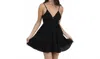 Angie Strappy Sundress In Black In Black