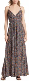 Angie Suprlice Maxi Dress In Multi In Multi