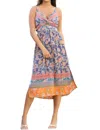 Angie Wanderloom Midi Dress In Bohemian Dream In Multi