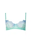Angie's Showroom Rumor Bra In Turquoise Gradient In Green