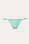 Angie's Showroom Rumor Panty In Turquoise Gradient In Blue