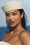 Anglo Tie Sailor Hat In White