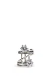 Angostura Malama Double Ring In Silver