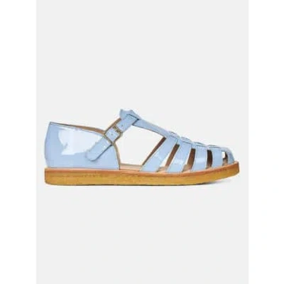 Angulus Strap Sandals With Buckle In Blue