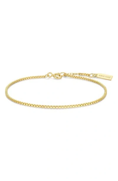 Ania Haie Box Chain Bracelet In Gold