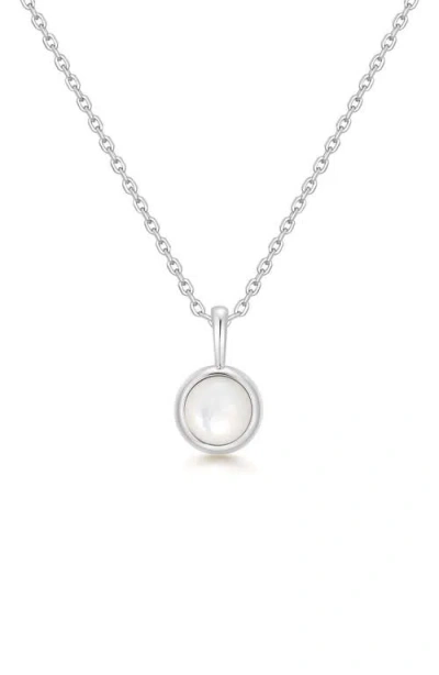 Ania Haie Lady Cozy Pendant Necklace In Silver