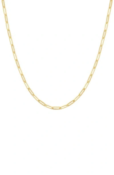 Ania Haie Paper Clip Chain Necklace In Gold