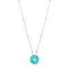 ANIA HAIE TURQUOISE DISC NECKLACE