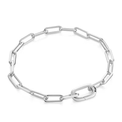 Ania Haie Women's Linked Chunky Bracelet In Silver In Metallic
