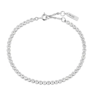 Ania Haie Women's Row Bezel Set Bracelet In Silver